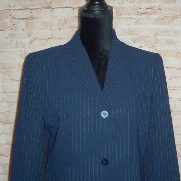 Women's GEORGE Pinstripe Suit Jacket, Sz 10 NEW - Picture 4 of 11